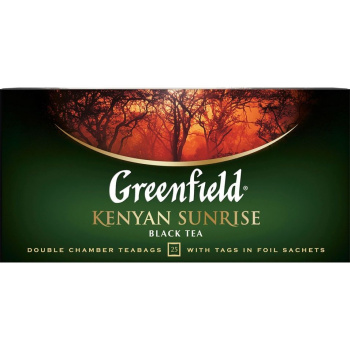 Чай черный Greenfield Kenyan Sunrise, 25пак