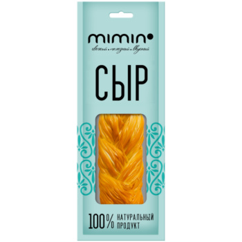 Сыр Косичка Mimin копчёный 40% БЗМЖ, 100г