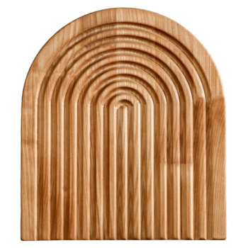 Доска разделочная Adelica для подачи и сервировки, береза, 25х22х1,8см