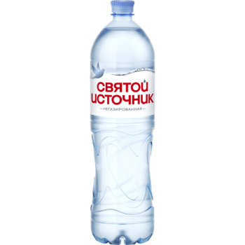 Вода негазированная Святой Источник, 1,5л