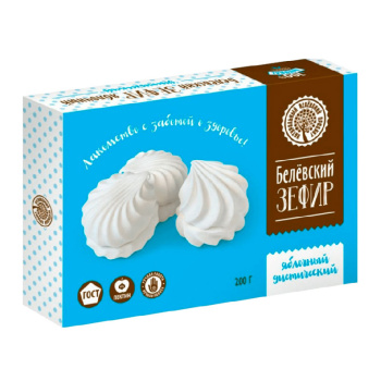 Зефир Белёвский без сахара, 200г