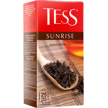 Чай черный Tess Sunrise, 25пак