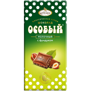 Шоколад молочный Особый с фундуком, 85г