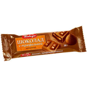 Шоколад с трюфельной начинкой 30г