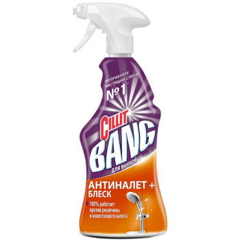 Чистящее Средство Cillit Bang Антиналет Блеск 450мл спрей для ванной