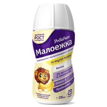 Малоежка_PediaSure_со_вкусом_Банана_200_мл_