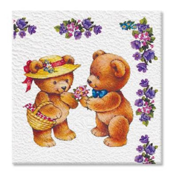 Салфетки BELUX 75шт 1 сл 24 24 в ассортименте