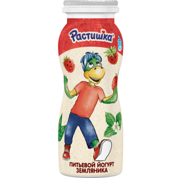 Растишка йогурт пит. 1,6% 90г Земляника БЗМЖ