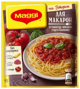Смесь Магги макарономания, болонез, 30г
