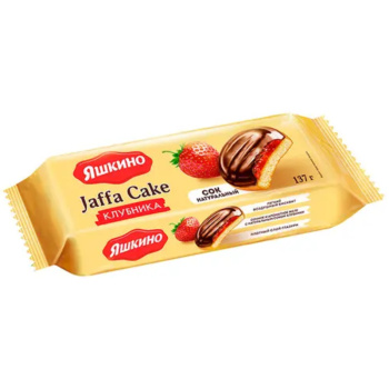 Печенье Сендвич Яшкино клубника, 137г