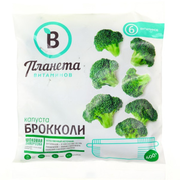 Брокколи Планета Витаминов Едим Дома, 400г 