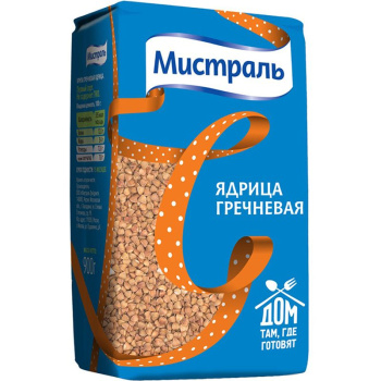Гречка ядрица Мистраль, 900г 