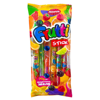 Желе Frutti в стиках 4 вкуса 70г