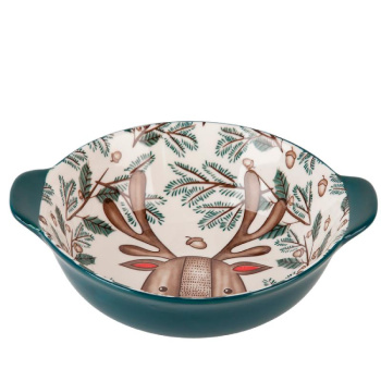 Емкость д запекания Kawaii Forest.Deer 18,5 16 5,5см  фарфор 0860440