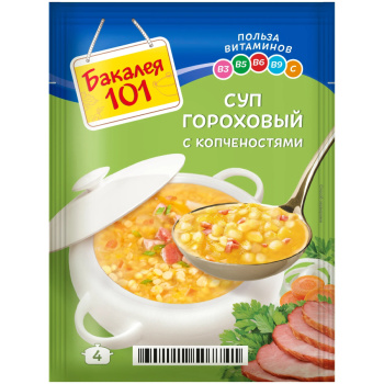 Суп гороховый с копченостями Русский Продукт, 65г