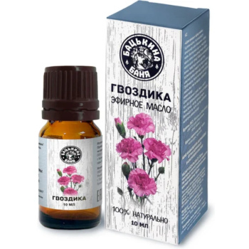 Эфирное масло Гвоздика ТМ Бацькина баня, 10мл