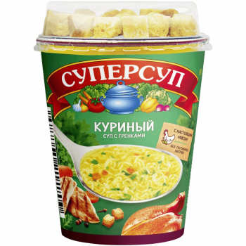 Суперсуп куриный с гренками Русский продукт, 40г