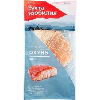Филе Красный окунь Бухта Изобилия замороженное, 400г