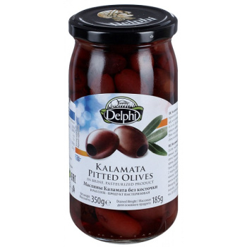 Маслины Delphi Каламата без косточки, 350г