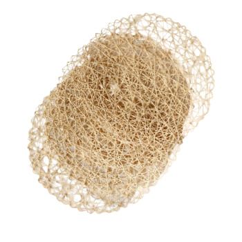 Набор салфеток сервировочных бежевые на стол, Доляна Одуванчик, 4шт, 38см 