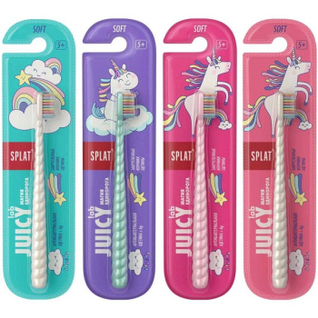 Зубная щетка Splat Juicy Магия единорога жемчужная 1шт