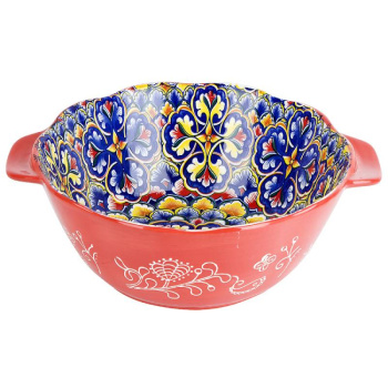 Ёмкость для запекания Arabesque, красный, 23,6х20х8,4см, 1500мл 