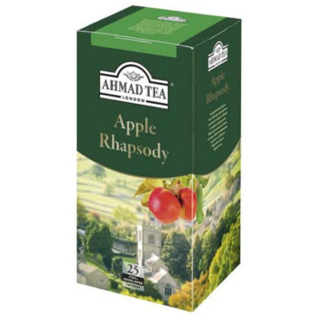 Чай черный Ahmad Tea Apple Rhapsody с ароматом яблока и мяты, 25 пакетиков