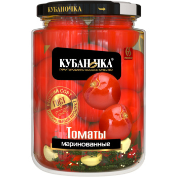 Томаты Кубаночка маринованные, 680г