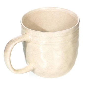 Кружка SAMANTA, керамика, бежевая, 390мл