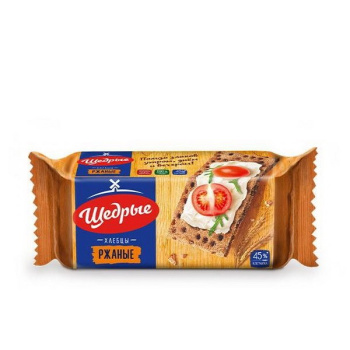 Хлебцы Щедрые 100г Ржаные