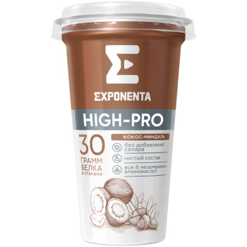 Напиток Exponenta High-Pro кисломолочный кокос-миндаль 250г 