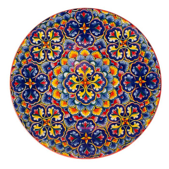 Блюдо Arabesque, цвет красный, d 27см, h 3см 