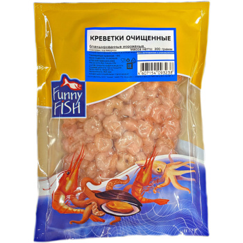 Креветка очищенная Funny Fish, 300г