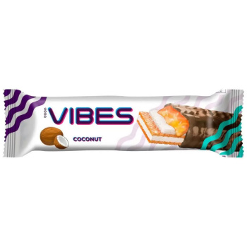 Батончик Good Vibes с карамелью и кокосом в шоколадной глазури 40г