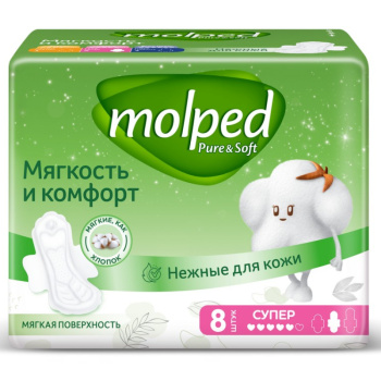 Прокладки Molped Super Pure&Soft, 8шт 