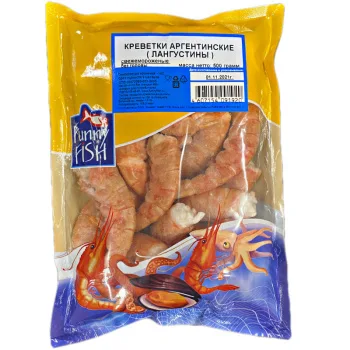 Креветки Аргентинские Лангустины Funny Fish, 500г