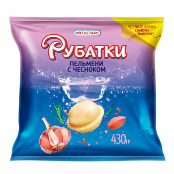 Пельмени Рубатки с чесноком, 430г