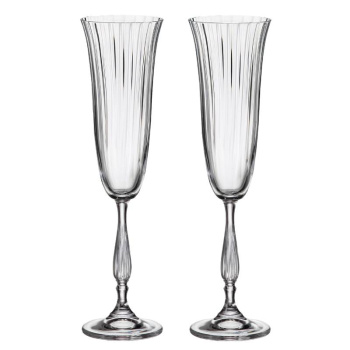 Набор рюмок для шампанского FREGATA OPTIC, 2шт, 190мл