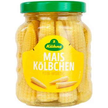 Кукурузные початки Kuhne Corn cobs, 180г