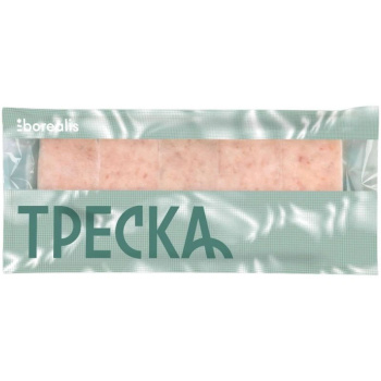Фарш трески BOREALIS,  свежемороженый, блочный, 750г