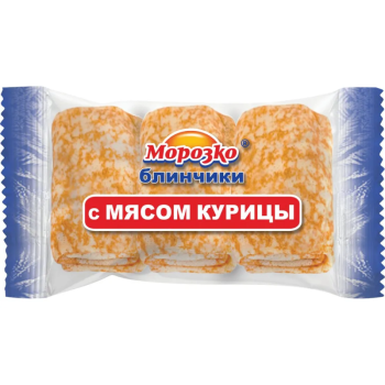 Блинчики Морозко 210г с мясом курицы