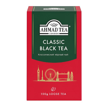 Чай черный среднелистовой Ahmad Classic, 100г