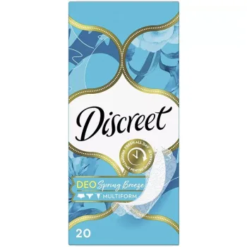 Прокладки ежедневные Discreet Мультиформ Део Весенний Бриз 20шт