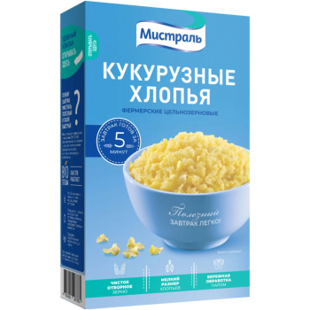 Хлопья Фермерские кукурузные Мистраль, 400г