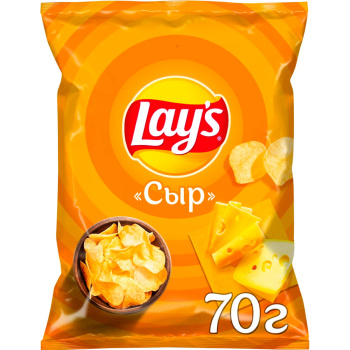 Чипсы Лейс Сыр 70г