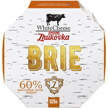 Сыр Бри белый из Жуковки 60% 125г
