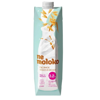 Напиток Nemoloko овсяный классический, 1л