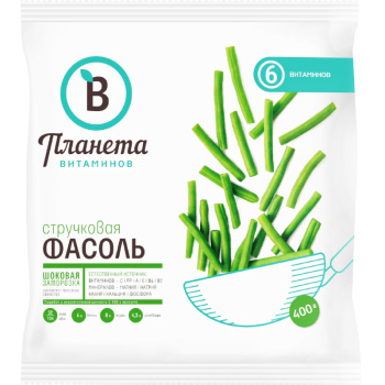 Фасоль стручковая Планета Витаминов Едим Дома, 400г