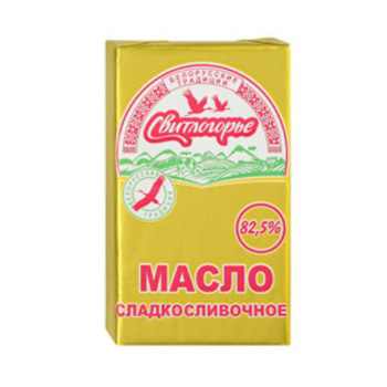 Масло Сладкосливочное Свитлогорье 82,5% БЗМЖ, 180г
