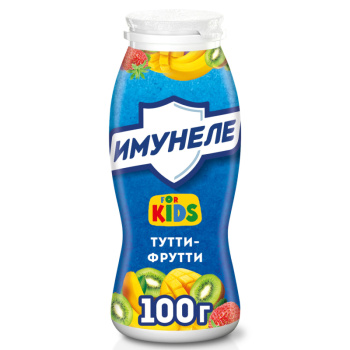 Напиток с соком Имунеле Kids 100г 1,5% Тутти-фрутти БЗМЖ